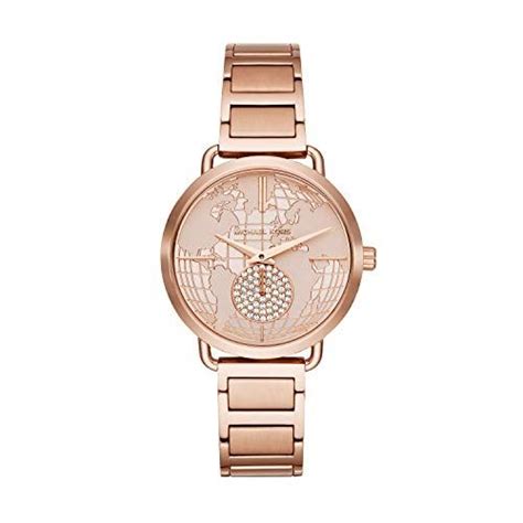 michael kors watch mk3878|Michael Kors Women's Portia Rose Gold Tone Satinless Steel .